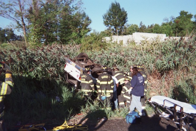 Rollover extrication, NYS Thruway, 10/19/05