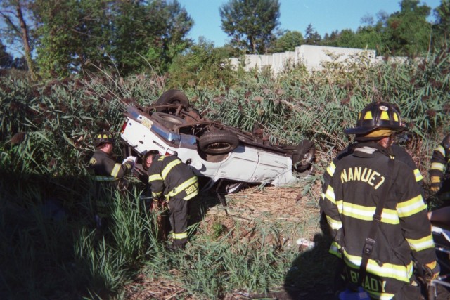 Rollover extrication, NYS Thruway, 10/19/05