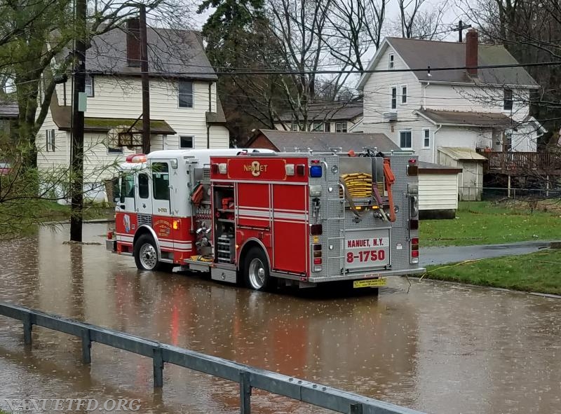 It's not just fire fighting. This morning Department 8 spent a few hours pumping out basements. 4/16/2018. Photos by Vincent P Tuzzolino. 
