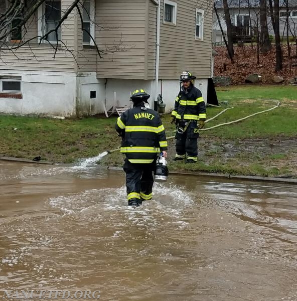 Someone had to get their feet wet. 4/16/2018. Photos by Vincent P. Tuzzolino 