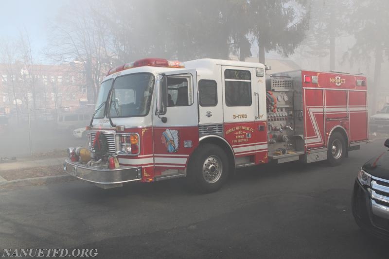 Nanuet Fire Department M/A Dept 17. Structure Fire Main Street Spring Valley.
Photo by Vincent P. Tuzzolino. 1-1-2015
