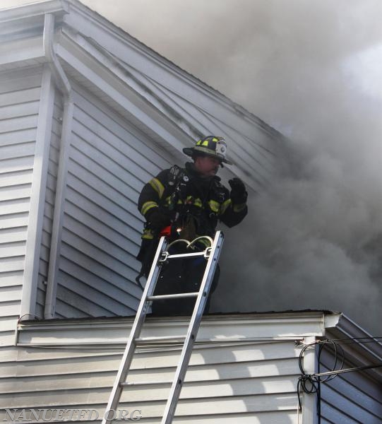 Nanuet Fire Department M/A Dept 17. Structure Fire Main Street Spring Valley.
Photo by Vincent P. Tuzzolino. 1-1-2015
