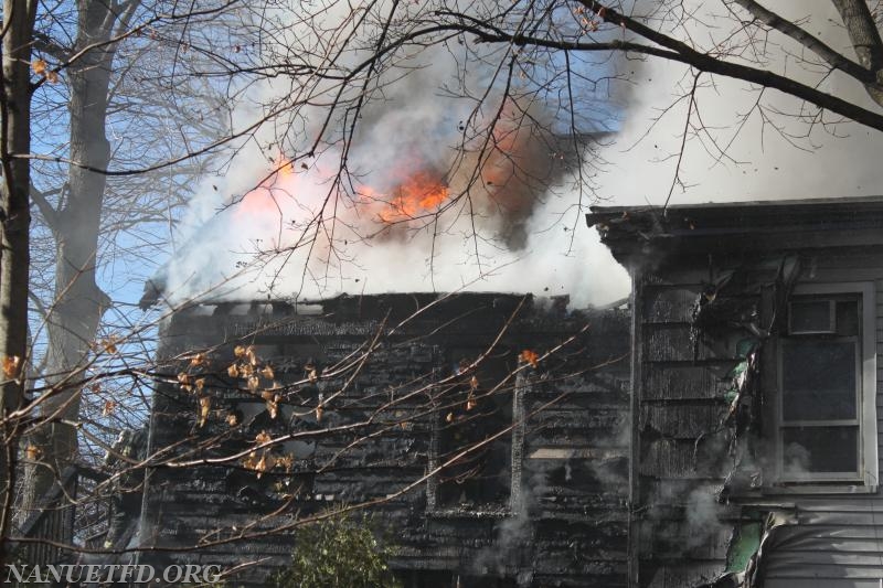 Nanuet Fire Department M/A Dept 17. Structure Fire Main Street Spring Valley.
Photo by Vincent P. Tuzzolino. 1-1-2015
