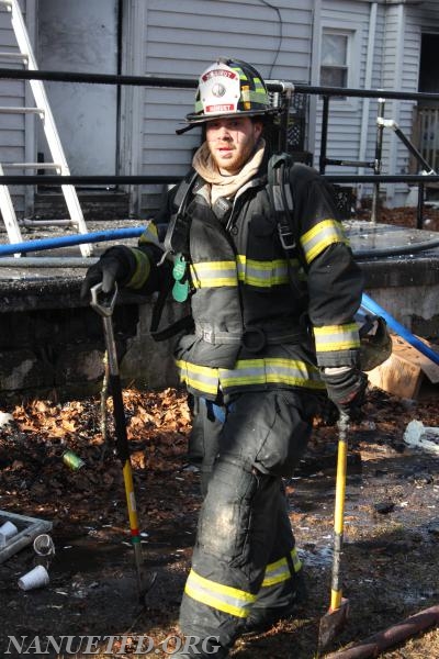 Nanuet Fire Department M/A Dept 17. Structure Fire Main Street Spring Valley.
Photo by Vincent P. Tuzzolino. 1-1-2015
