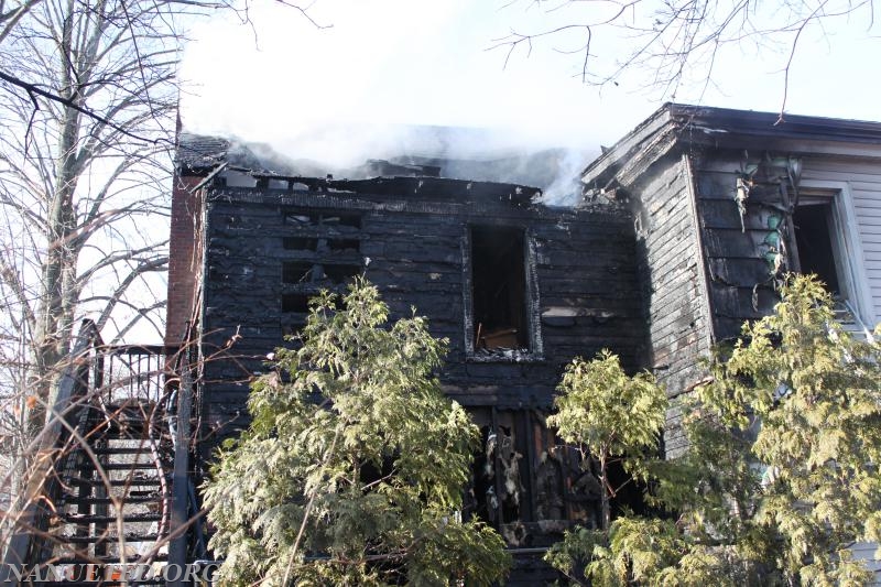 Nanuet Fire Department M/A Dept 17. Structure Fire Main Street Spring Valley.
Photo by Vincent P. Tuzzolino. 1-1-2015