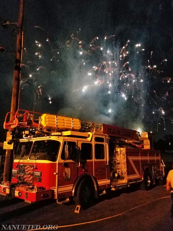 8-75 and the Nanuet Fire Department help bring in the 4th of July. Nanuet Fire Works. Happy Birthday America. Photo's by Vincent P. Tuzzolino.
