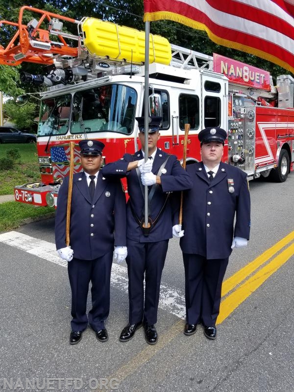 8-10-2019. Best overall  department out of county and best Ladder truck 8-75. The Tarrytown Firefighters 
 Parade. Nice Job Department 8
