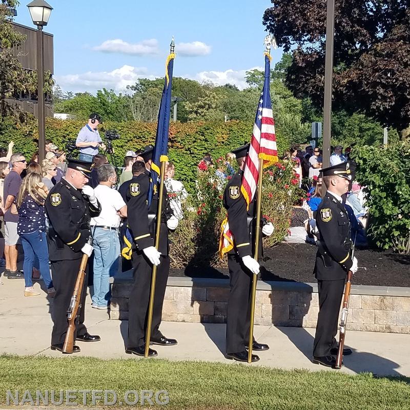 9-11-2021. We will Never Forget. The Nanuet Fire Department Help pay tribute to the 20 year Anniversary of 9-11 in New City New York today. Photos by Vincent P Tuzzolino.