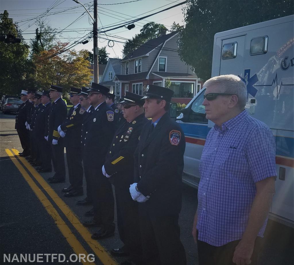 9-11-2021. We will Never Forget. The Nanuet Fire Department Help pay tribute to the 20 year Anniversary of 9-11 in New City New York today. Photos by Vincent P Tuzzolino.