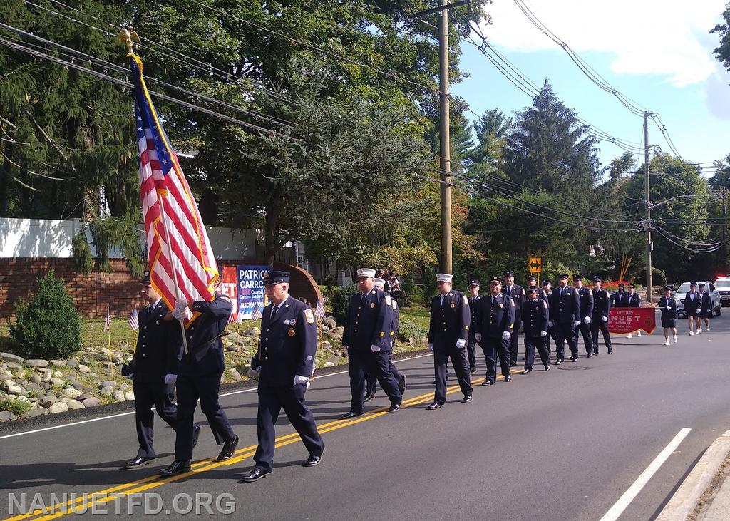 Congratulations goes out to the Nanuet fire department and the Nanuet Ladies Auxiliary for taking best overall in this year's County parade.