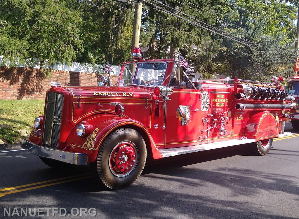 Congratulations goes out to the Nanuet fire department and the Nanuet Ladies Auxiliary for taking best overall in this year's County parade.