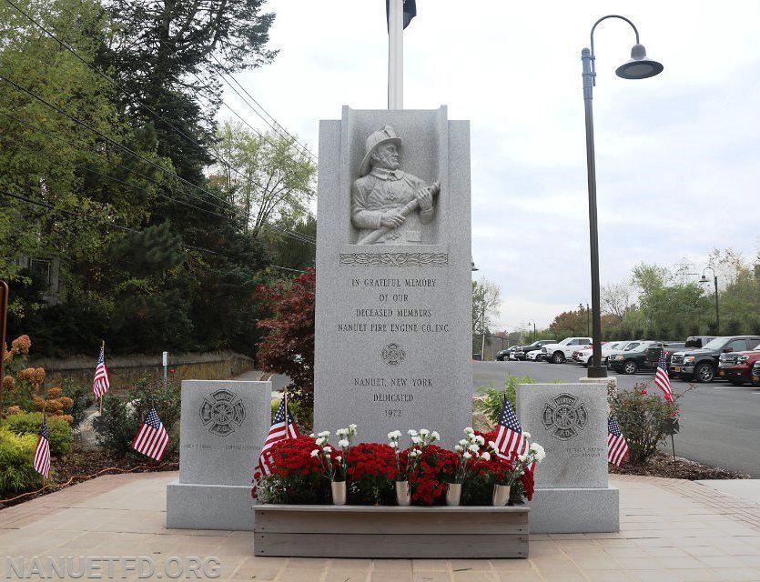 Today we honored our departed members of the Nanuet Fire Department.  10-20-2019. Photos By Paul J. Tuzzolino