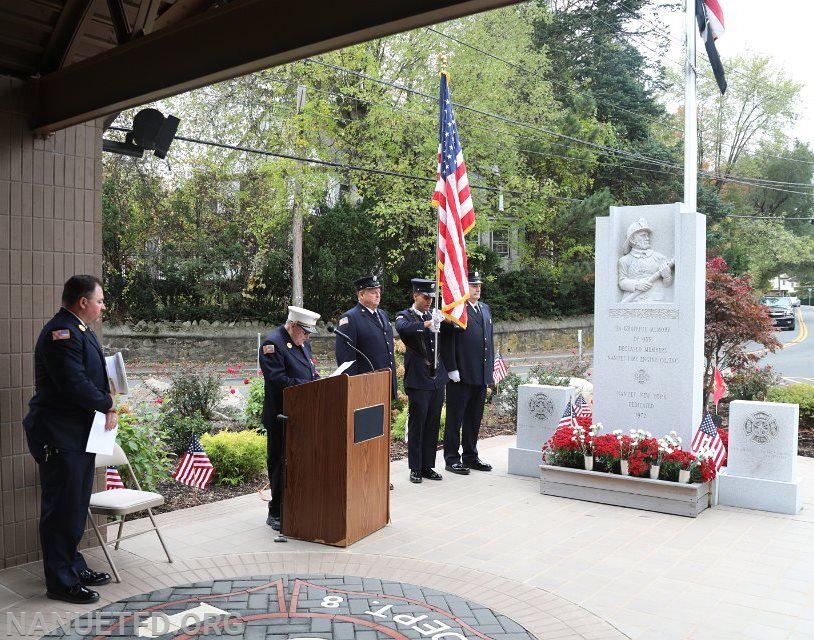 Today we honored our departed members of the Nanuet Fire Department.  10-20-2019. Photos By Paul J. Tuzzolino