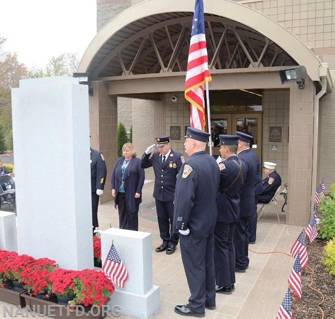 Today we honored our departed members of the Nanuet Fire Department.  10-20-2019. Photos By Paul J. Tuzzolino