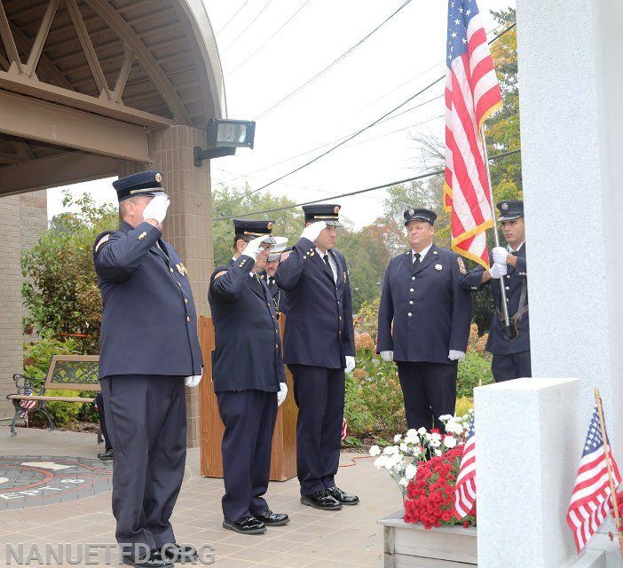 Today we honored our departed members of the Nanuet Fire Department.  10-20-2019. Photos By Paul J. Tuzzolino