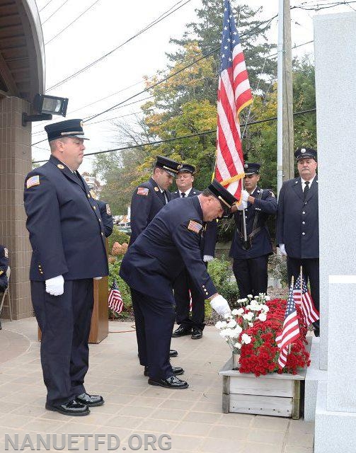 Today we honored our departed members of the Nanuet Fire Department.  10-20-2019. Photos By Paul J. Tuzzolino