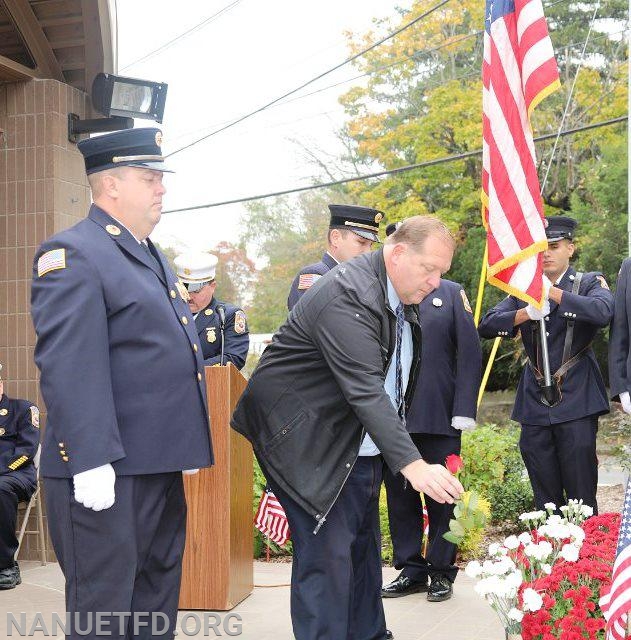 Today we honored our departed members of the Nanuet Fire Department.  10-20-2019. Photos By Paul J. Tuzzolino