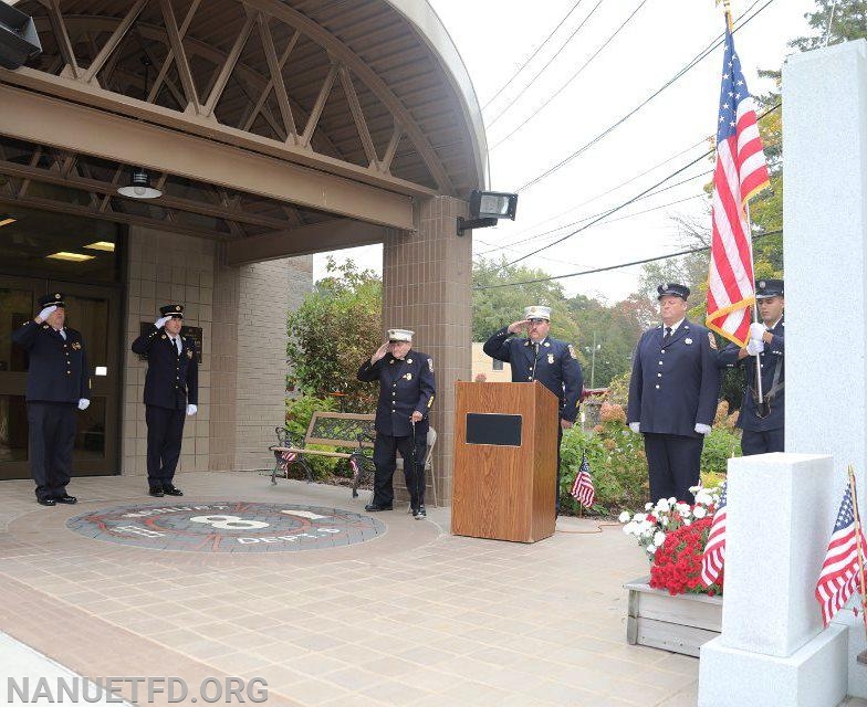 Today we honored our departed members of the Nanuet Fire Department.  10-20-2019. Photos By Paul J. Tuzzolino