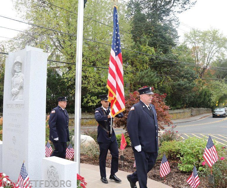 Today we honored our departed members of the Nanuet Fire Department.  10-20-2019. Photos By Paul J. Tuzzolino