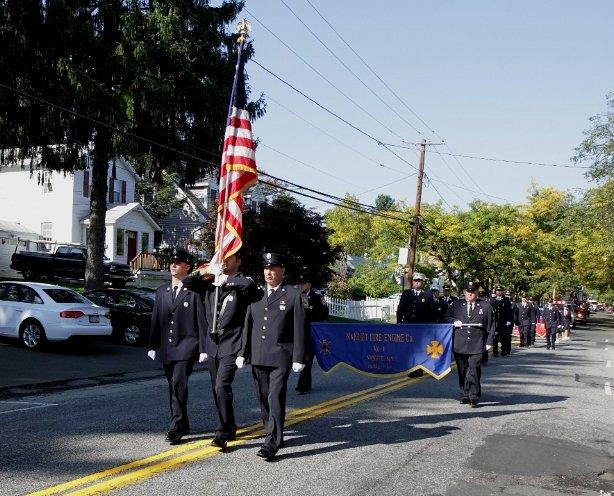 Nyack Parade. 10-5-2013, Nanuet Fire Department won Best Presenting Company. Photo's By Paul J. Tuzzolino 