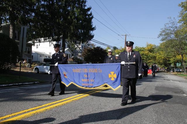 Nyack Parade. 10-5-2013, Nanuet Fire Department won Best Presenting Company. Photo's By Paul J. Tuzzolino 