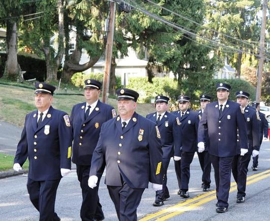 Nyack Parade. 10-5-2013, Nanuet Fire Department won Best Presenting Company. Photo's By Paul J. Tuzzolino 