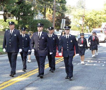 Nyack Parade. 10-5-2013, Nanuet Fire Department won Best Presenting Company. Photo's By Paul J. Tuzzolino 