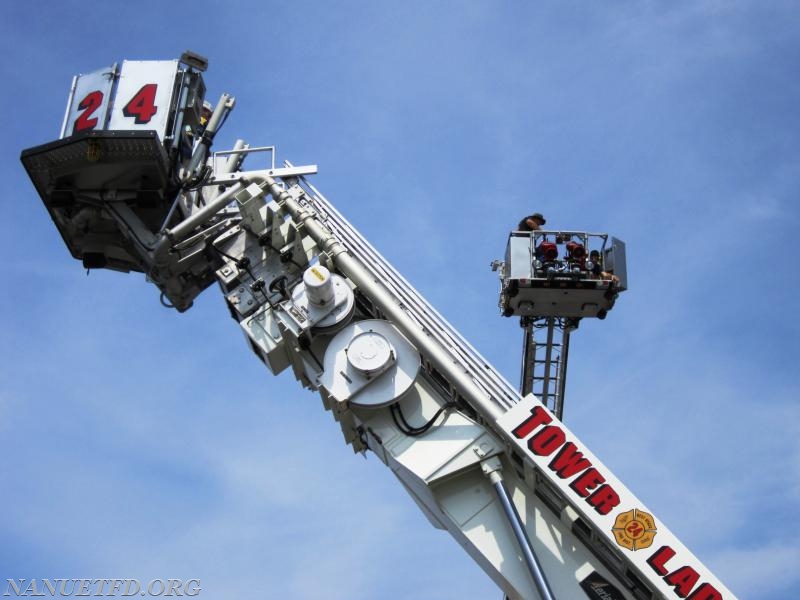 2015 BBQ Contest. Fairway in Nanuet. 
Photo By Vincent P. Tuzzolino Raising the Flag. 8 Tower and 24 Tower.