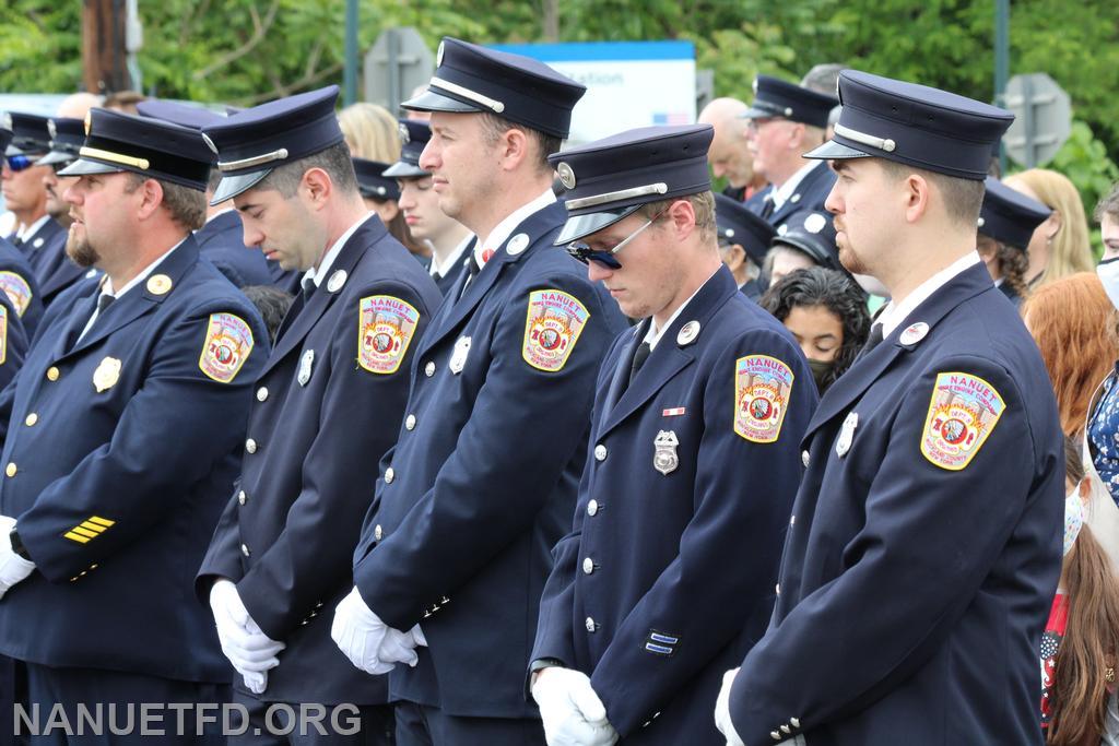 Nanuet Fire Department pays tribute to our fallen. Memorial Day 2021. Thank you for all who gave their all so we may be free. Photos by Vincent P Tuzzolino