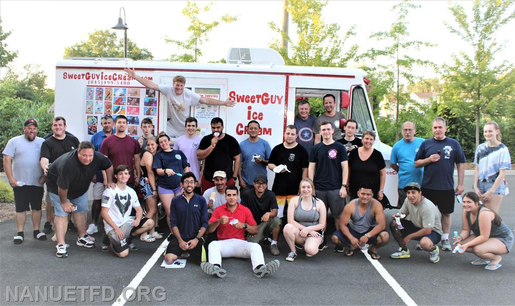 June 28, 2021. Thank you to the Nanuet Ladies Auxiliary for the Ice cream treats for us tonight. Also just a fun night for all the members for all their hard work. Photo's by Vincent P Tuzzolino
