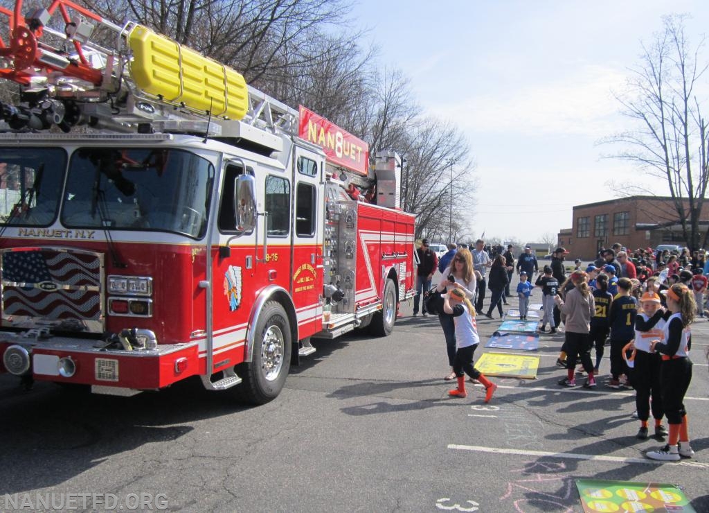 Nanuet FD helps kick off the 2019 Nanuet Little season. 3/30/2019. Photos by Vincent P Tuzzolino