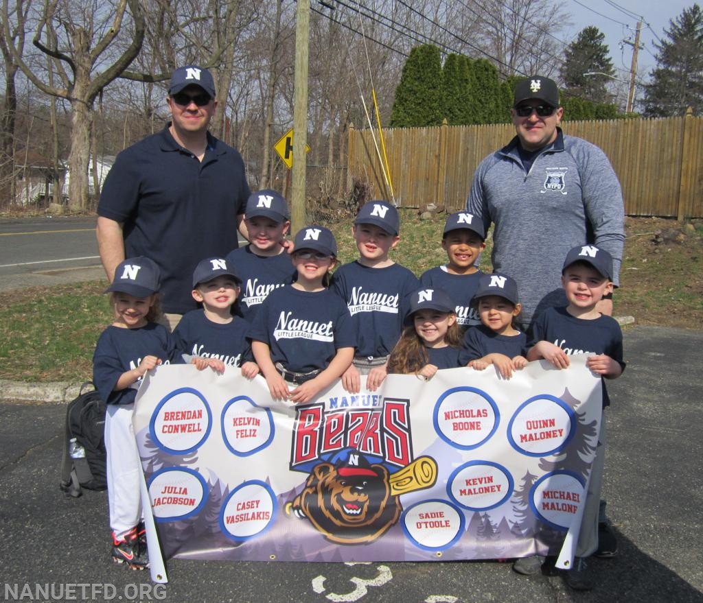 Nanuet FD helps kick off the 2019 Nanuet Little season. 3/30/2019. Photos by Vincent P Tuzzolino