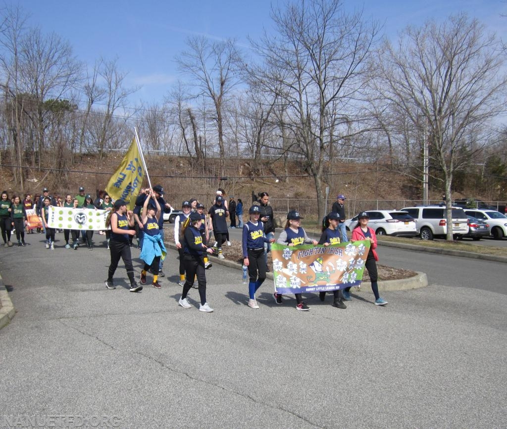 Nanuet FD helps kick off the 2019 Nanuet Little season. 3/30/2019. Photos by Vincent P Tuzzolino