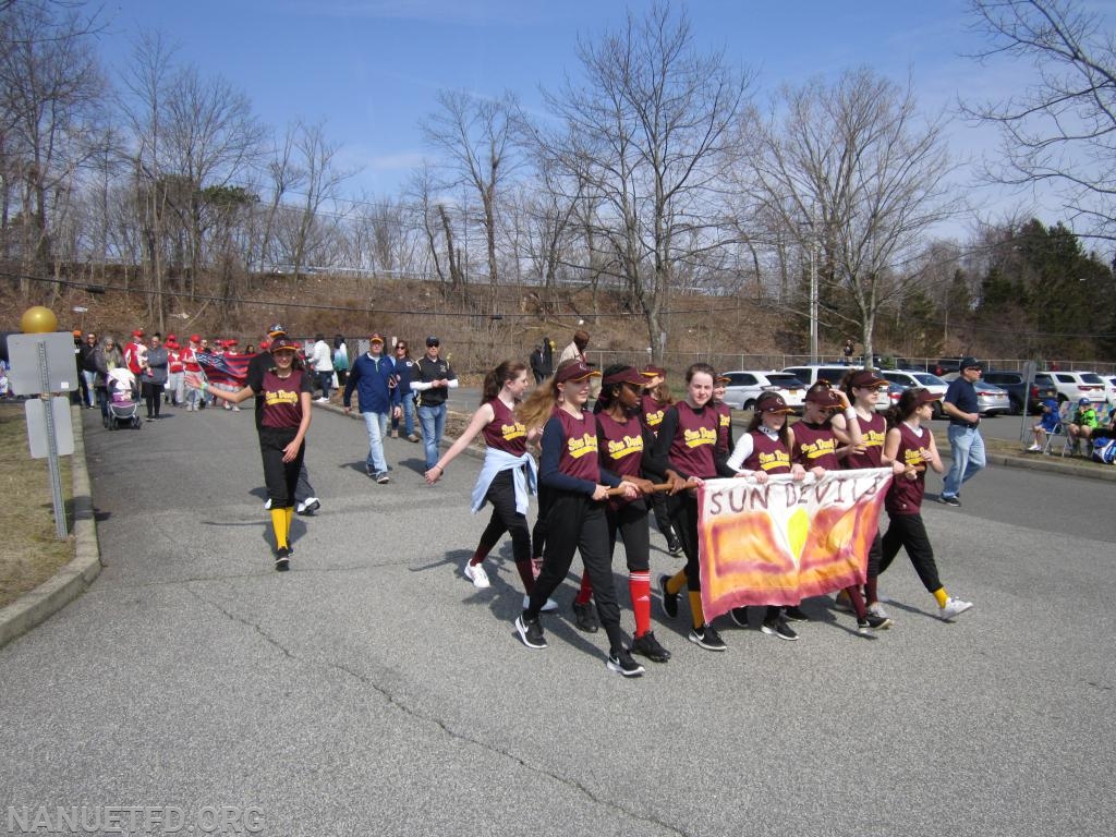 Nanuet FD helps kick off the 2019 Nanuet Little season. 3/30/2019. Photos by Vincent P Tuzzolino