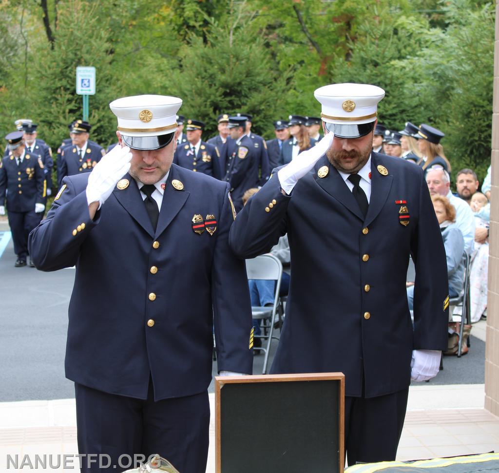 Nanuet Fire Department's Memorial Service October 1, 2022. 8-100.
Photo's by Vincent P Tuzzolino 