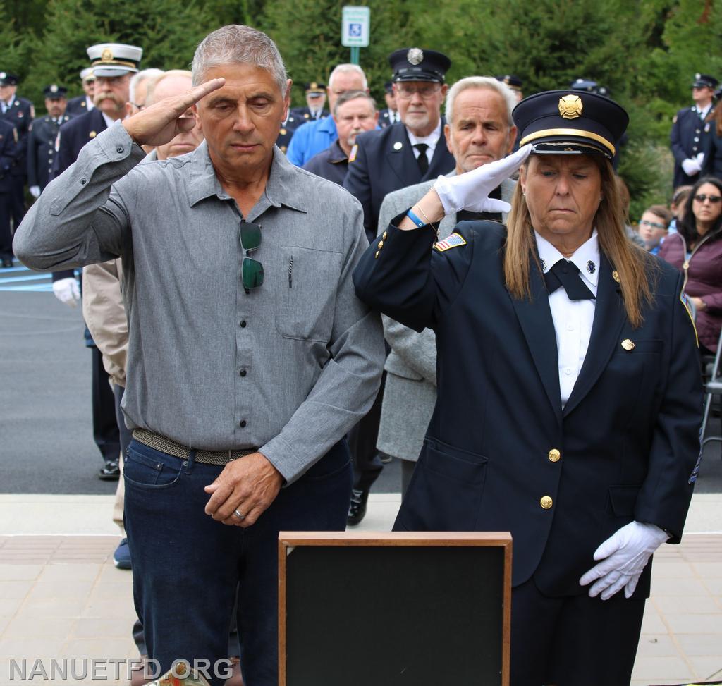 Nanuet Fire Department's Memorial Service October 1, 2022. 8-100.
Photo's by Vincent P Tuzzolino 