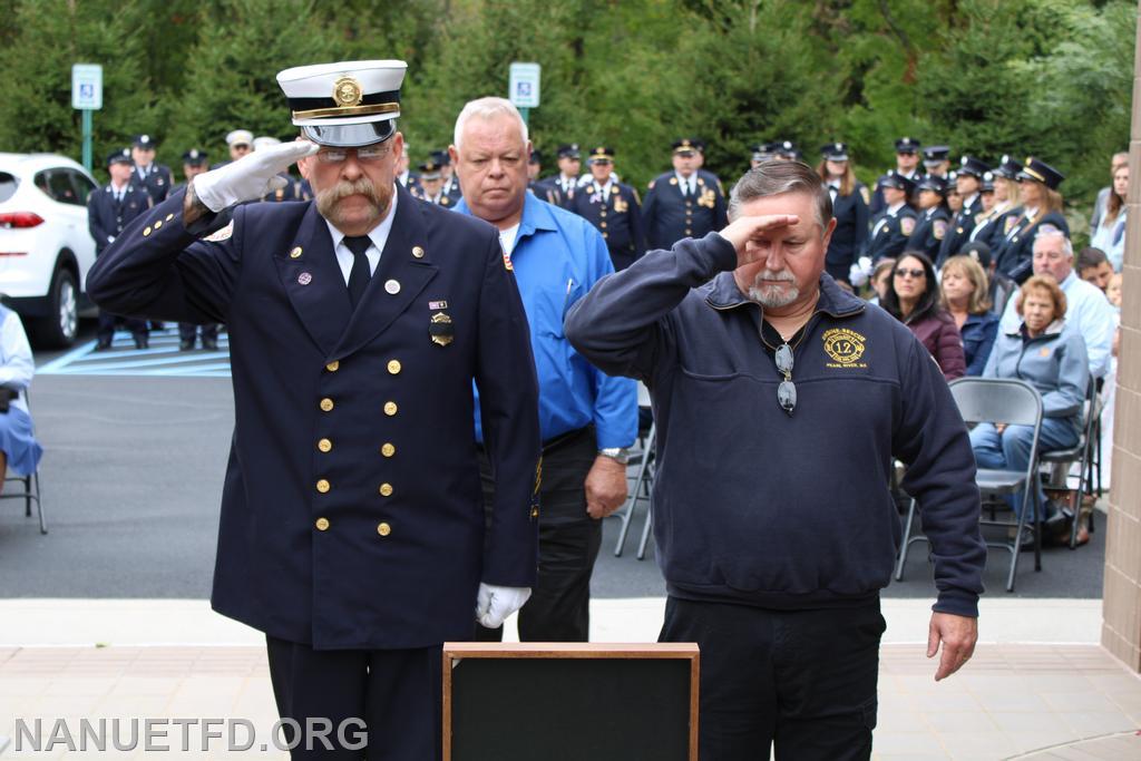 Nanuet Fire Department's Memorial Service October 1, 2022. 8-100.
Photo's by Vincent P Tuzzolino 