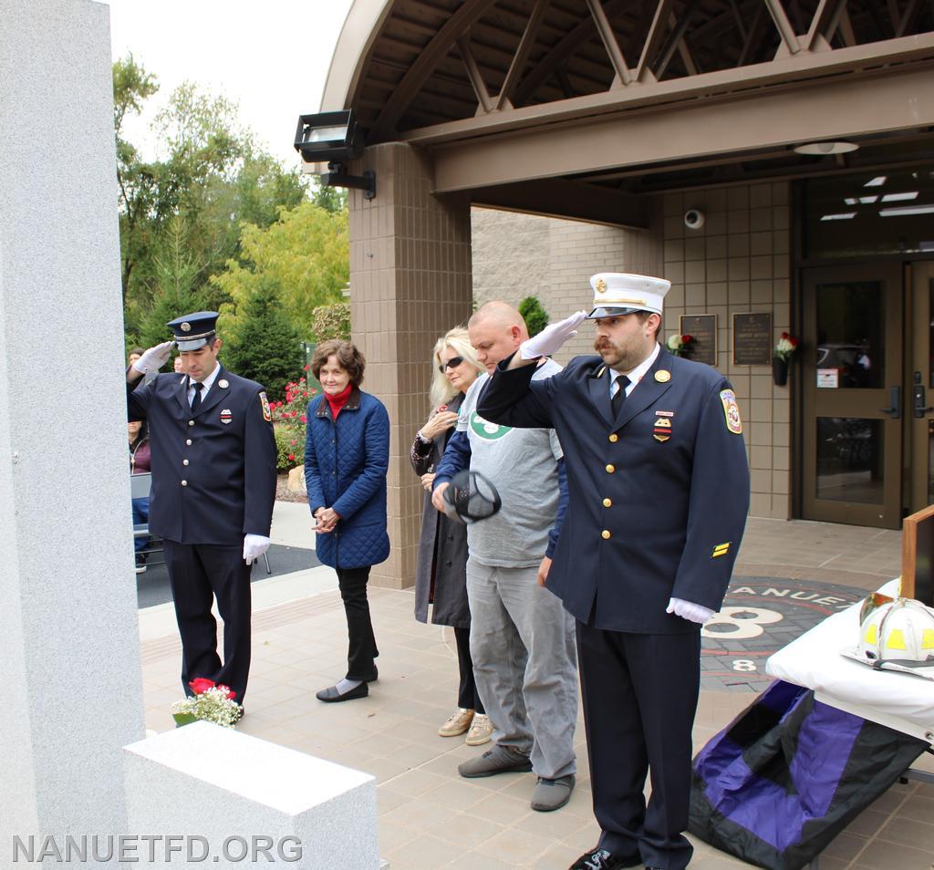 Nanuet Fire Department's Memorial Service October 1, 2022. 8-100.
Photo's by Vincent P Tuzzolino 