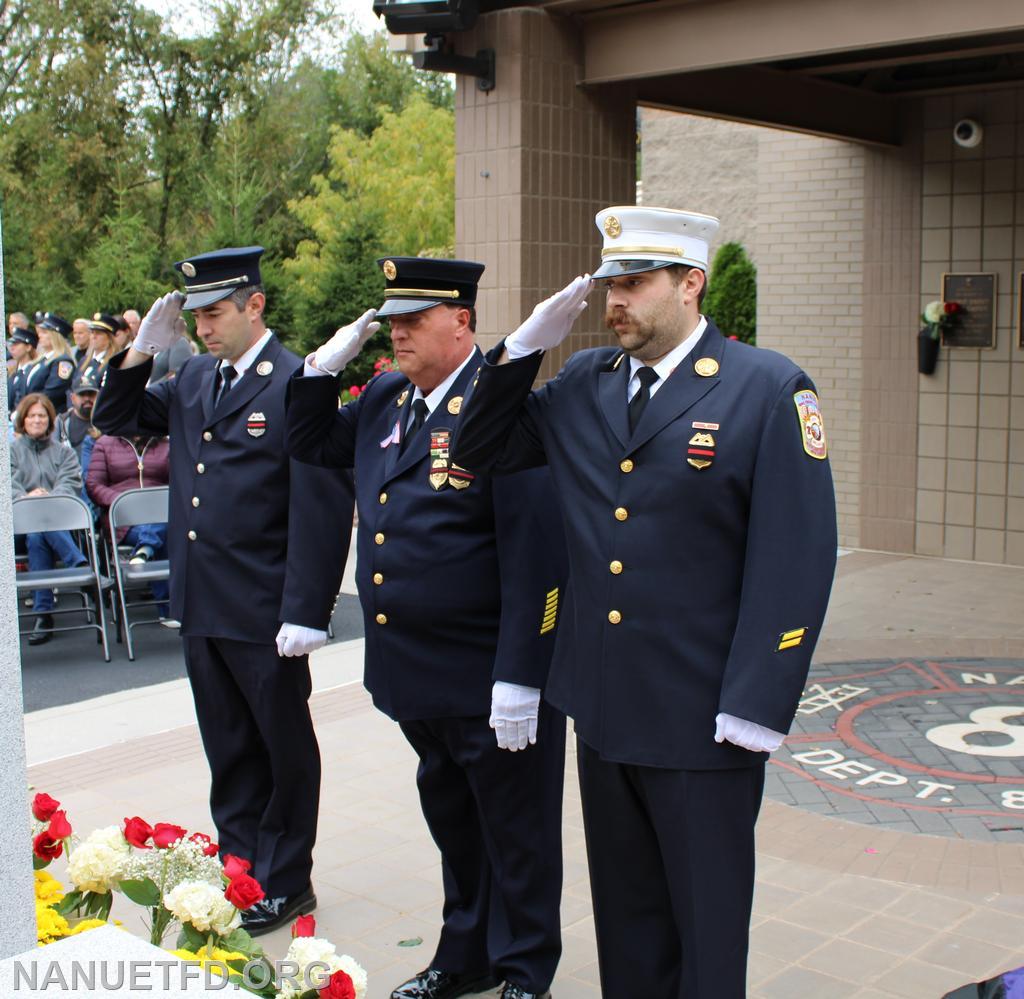 Nanuet Fire Department's Memorial Service October 1, 2022. 8-100.
Photo's by Vincent P Tuzzolino 